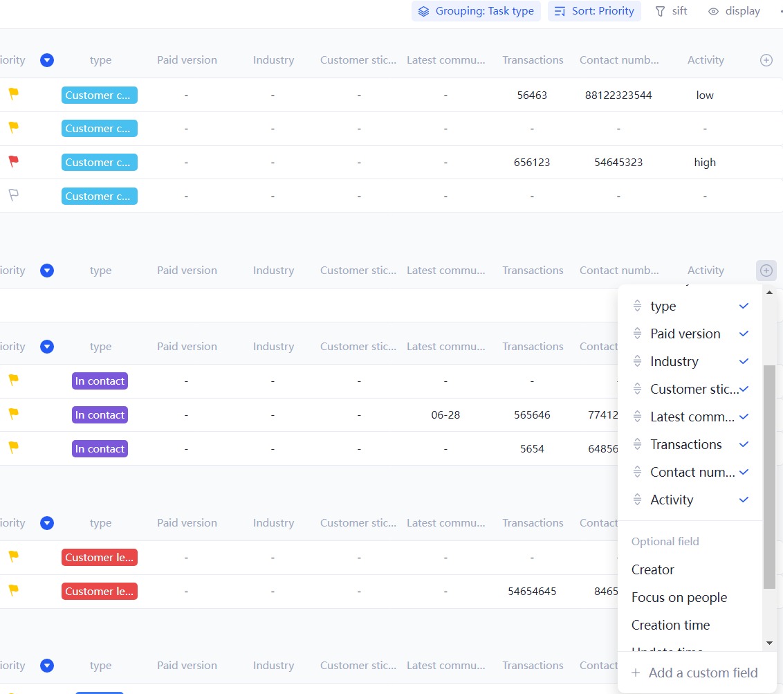 Tracup-customer-information