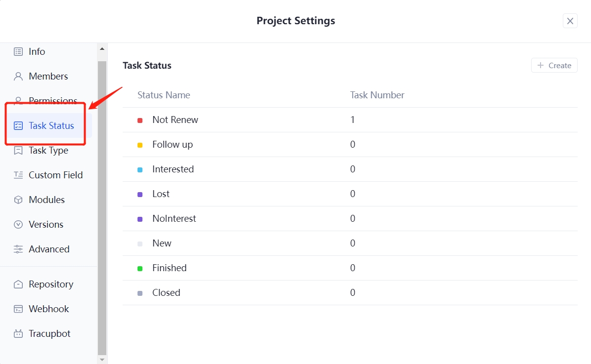 Tracup_task_status_template